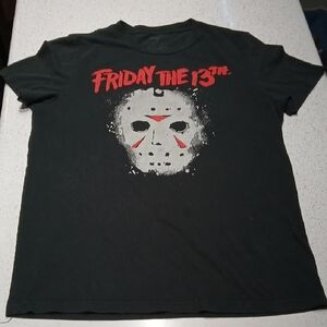 Friday the 13th Black Graphic Tee Halloween